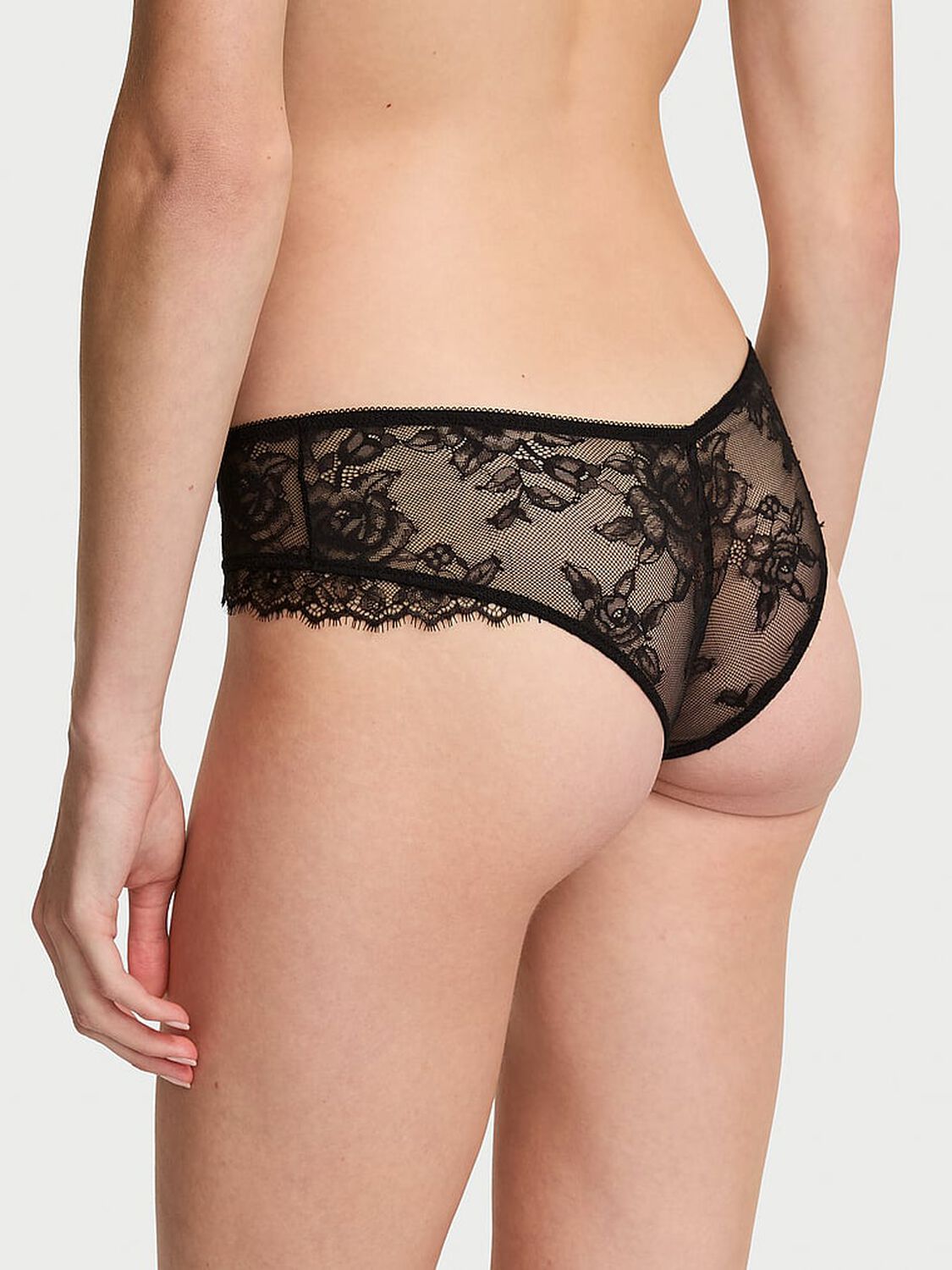 vs Very Sexy Rose Lace Overlay Cheeky Panty Dusk Rose 2 of 2 