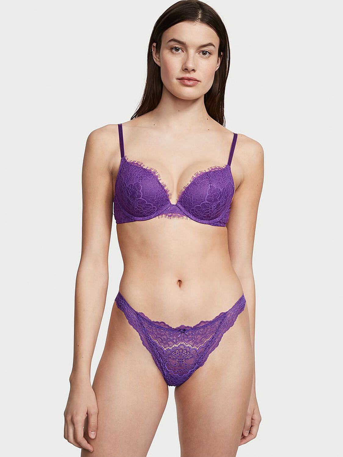 vs Dream Angels Thong Panty Violetta 1 of 4 