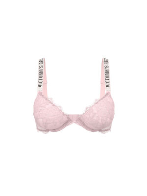 Shine Strap Lace Push-Up Bra