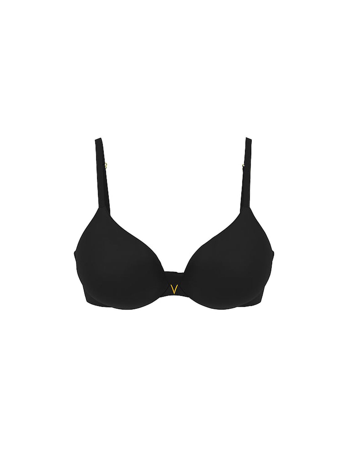 vs Dream Angels Smooth Lightly Lined Demi Bra Black 3 of 4 