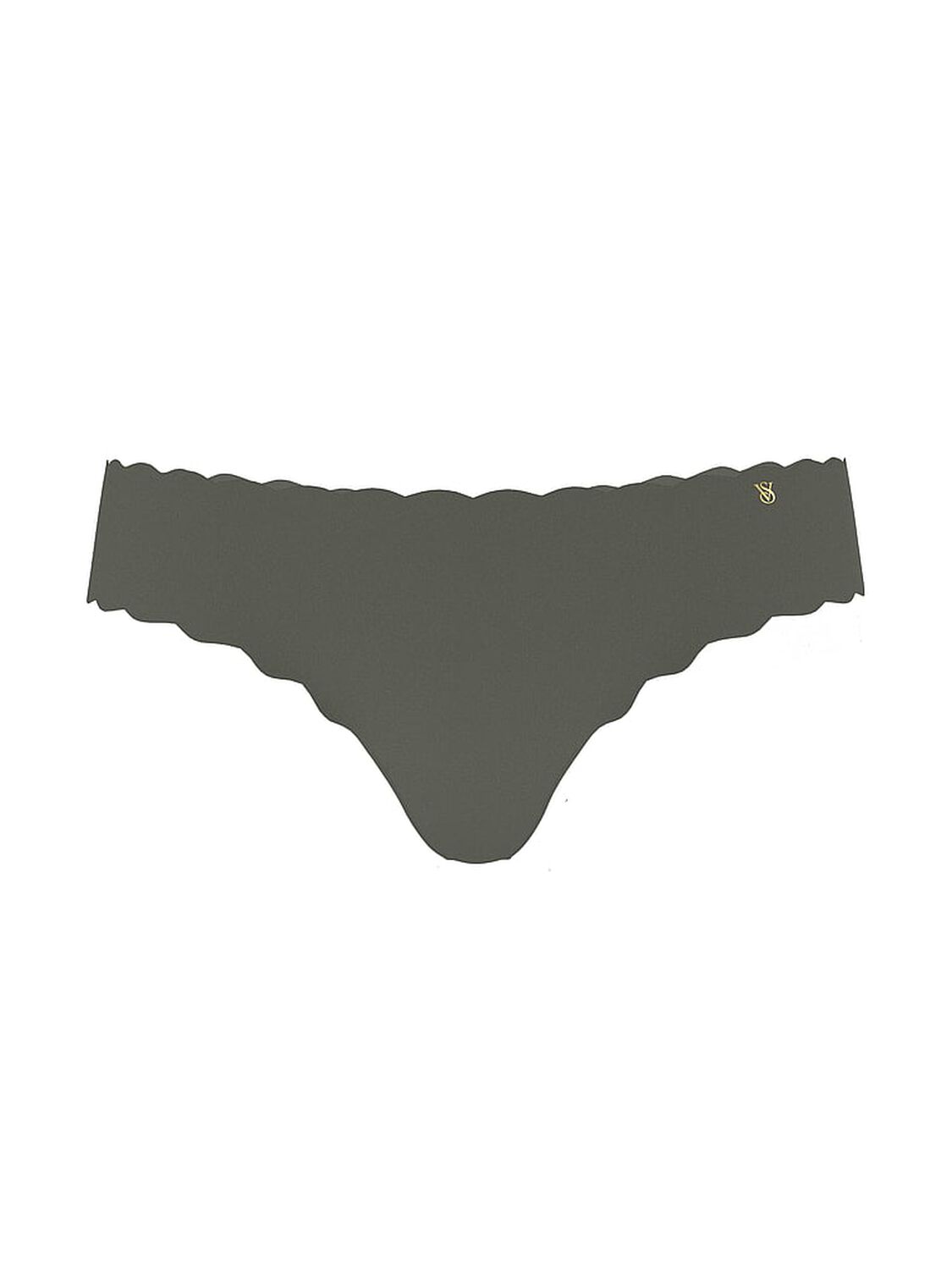 vs No-Show No-Show Scalloped Thong Panty Expedition Green 2 of 2 