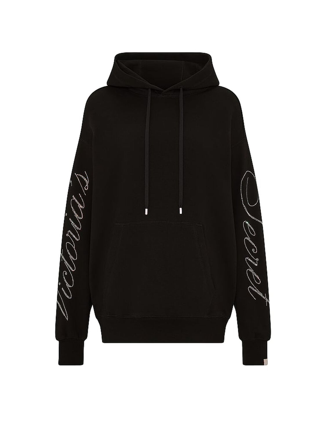 vs Angel Essentials Iconic Fleece Hoodie Black 3 of 3 