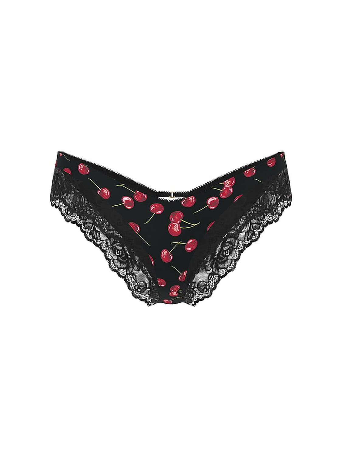 vs Very Sexy Rose Lace-Trim High-Leg Cheeky Panty 3 of 3 