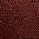 Rose Lace Lightly Lined Strappy Teddy, Dark Chili, swatch