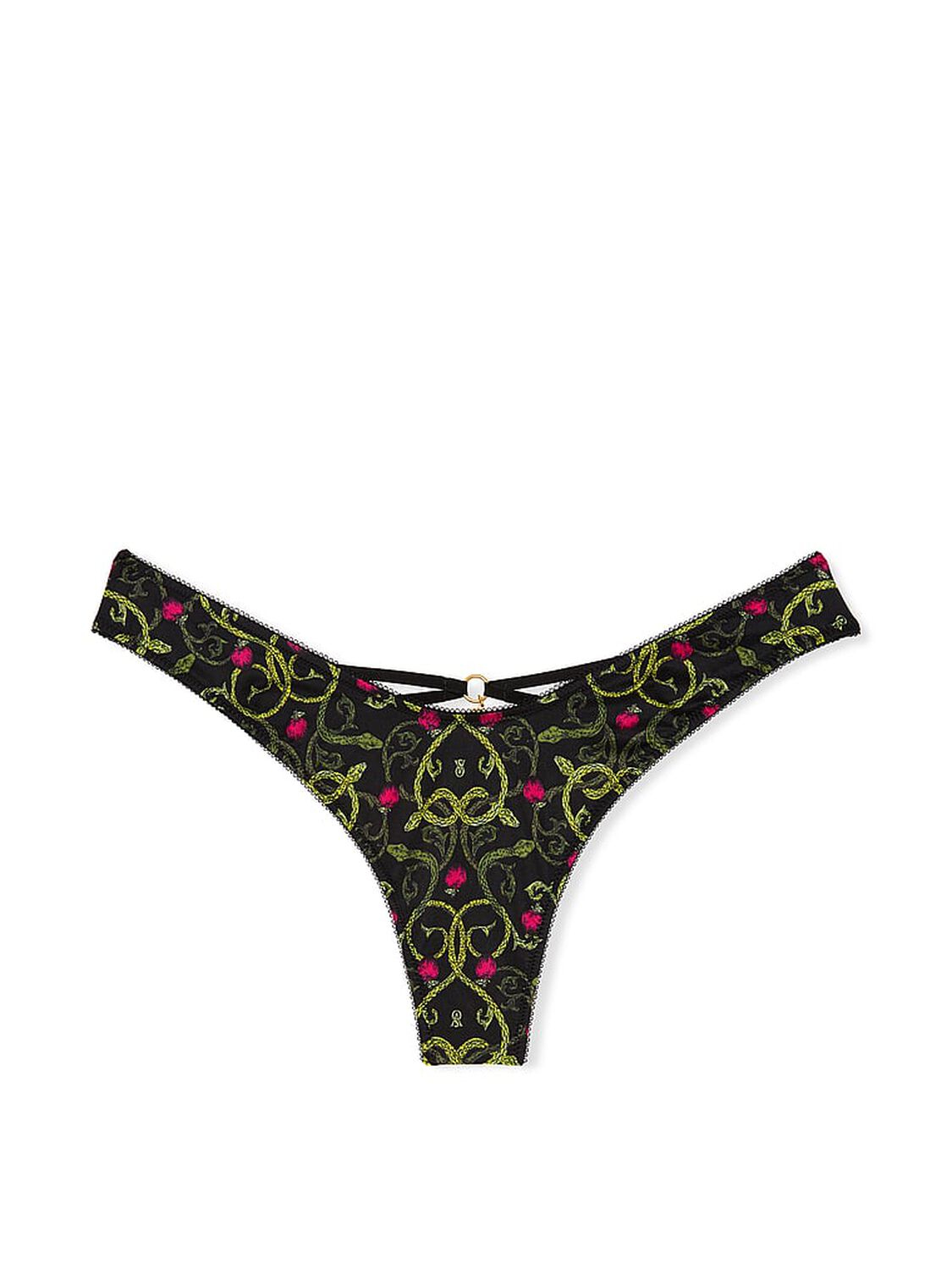 vs Very Sexy Strappy-Back Charm High-Leg Thong Panty 3 of 3 