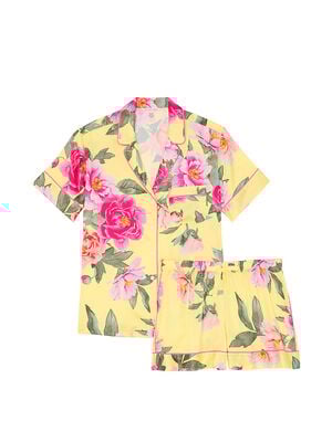 Glazed Satin Short Pajama Set