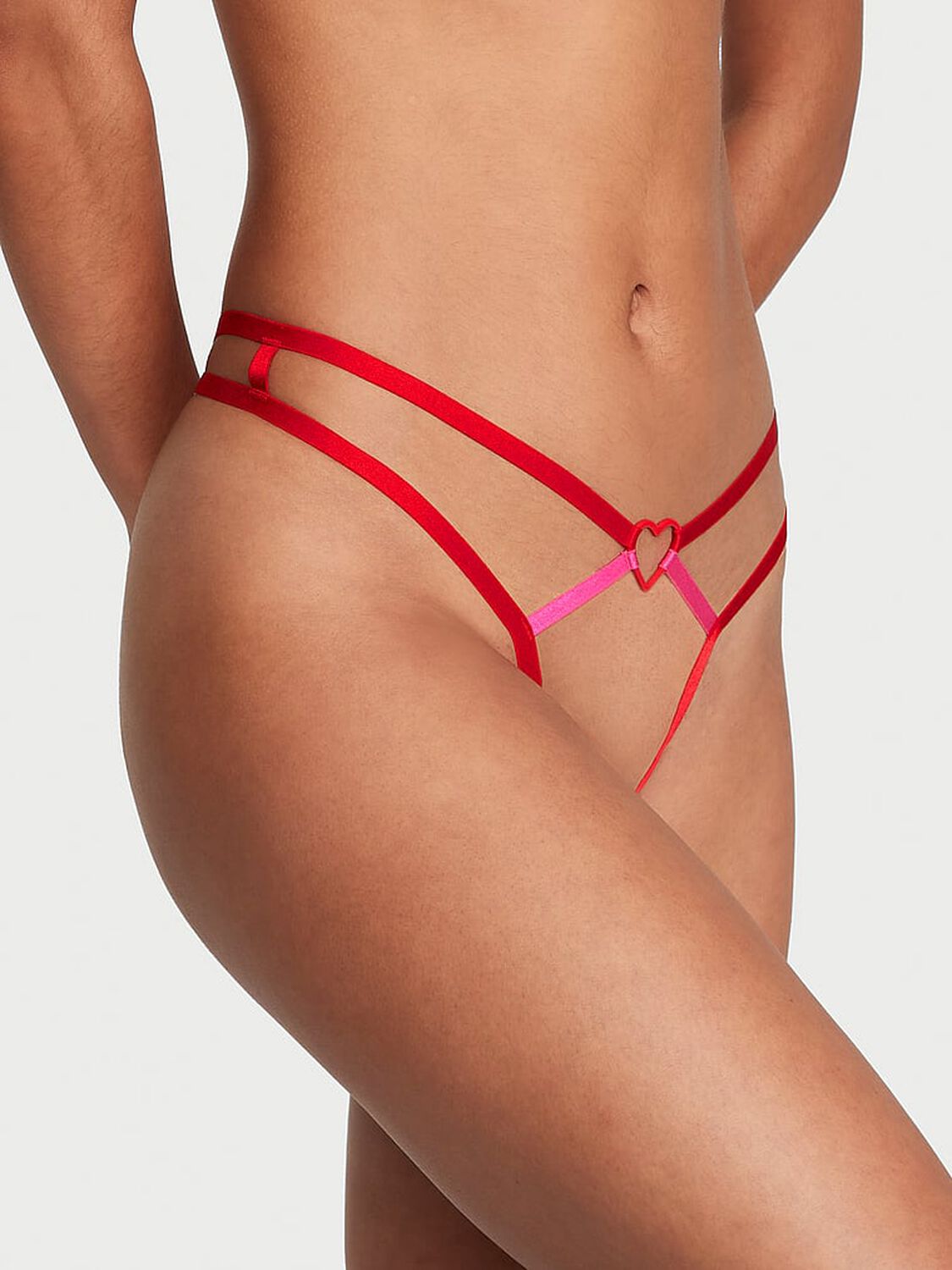 vs Very Sexy Crotchless Heartware Strappy V-String Panty 1 of 4 
