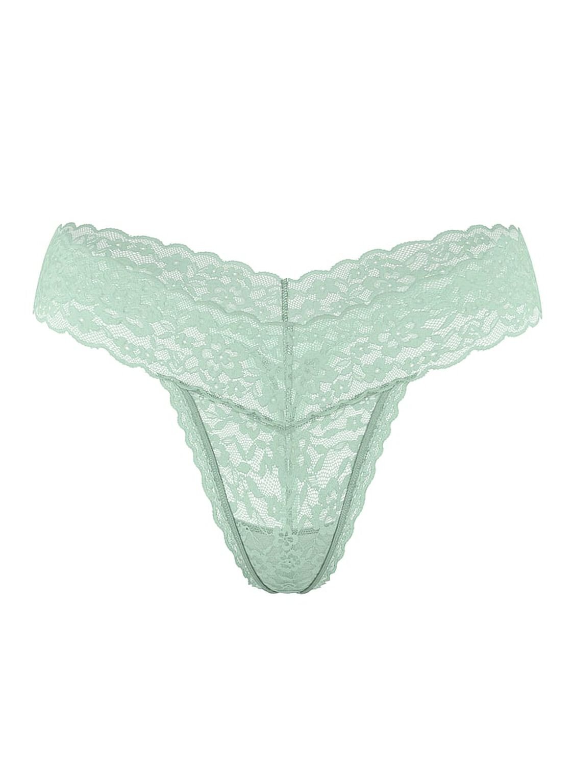 vs The Lacie Lace Thong Panty Simply Sage 1 of 2 