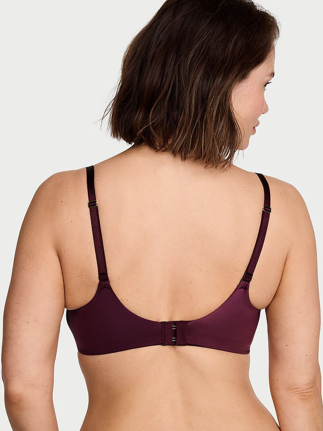 vs Very Sexy So Obsessed Smooth Wireless Push-Up Bra Rich Maroon 2 of 3 