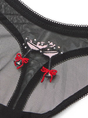 Flirty Mesh Thong Panty