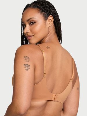 Smooth Lightly Lined Plunge Demi Bra