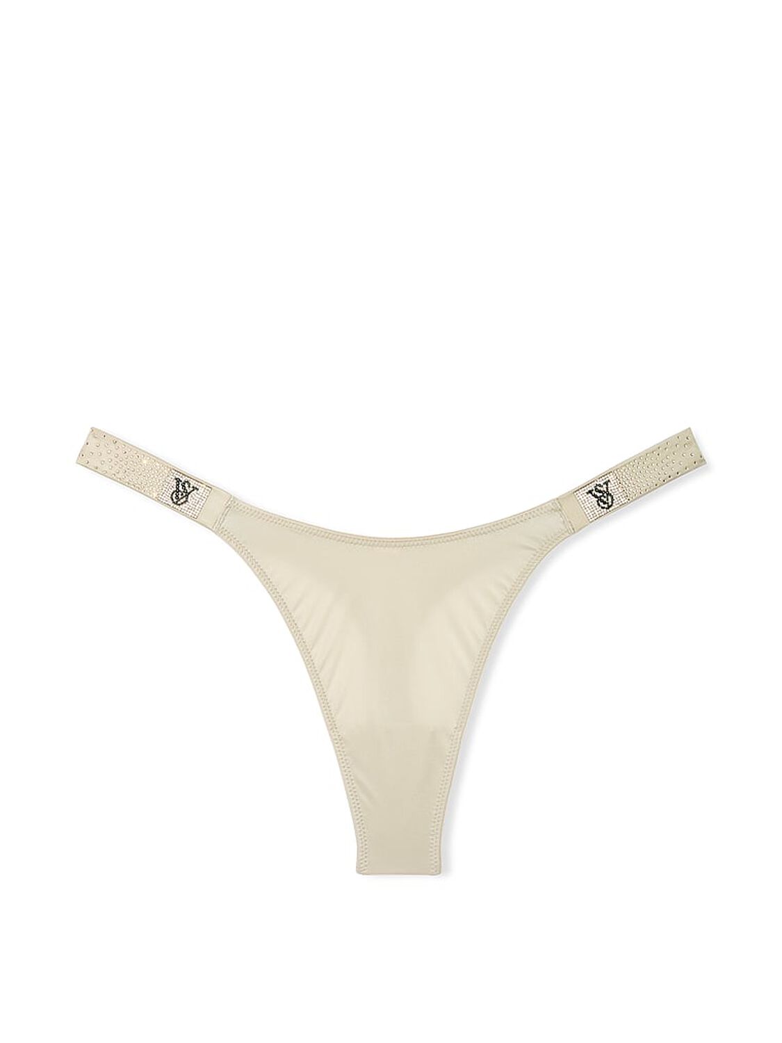 vs Very Sexy Scattered Shine Strap Thong Panty Classic Sandstone 2 of 5 