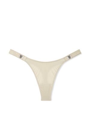Scattered Shine Strap Smooth Thong Panty
