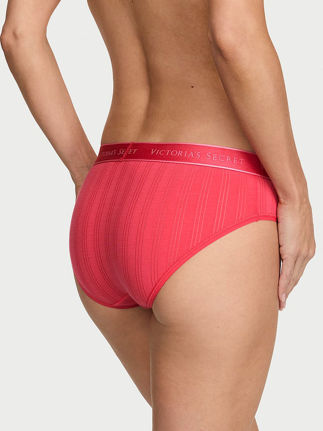 vs Cotton SoSoft&trade; Modal Ultra-Fine Logo Hiphugger Panty 2 of 3 