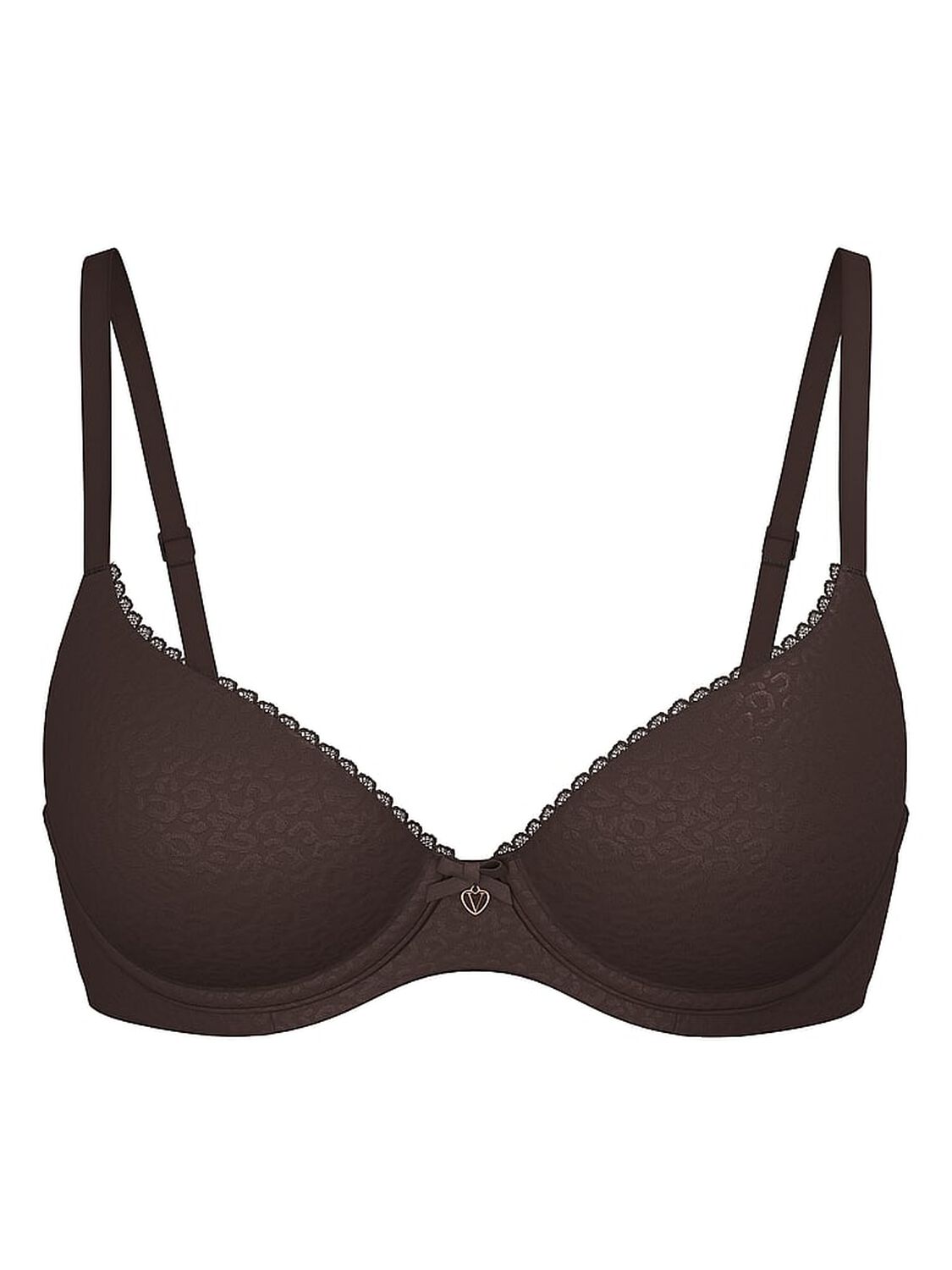 vs Body By Victoria Lightly Lined Demi Bra French Roast 3 of 3 