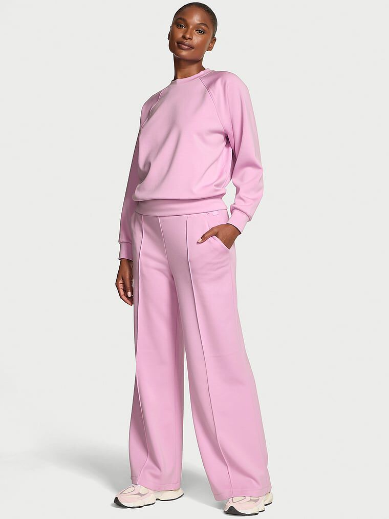 VSX Winter Featherweight Knit 2-Piece Lounge Set Bikini Pink