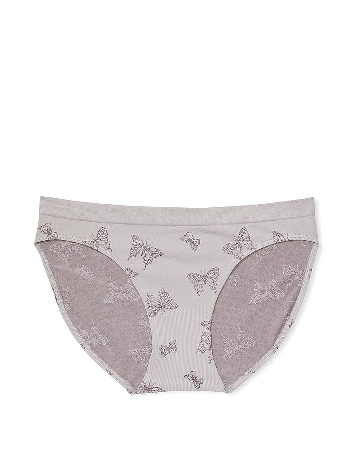 vs Seamless Seamless Bikini Panty Silver Pearl Garden Butterfly 3 of 3 