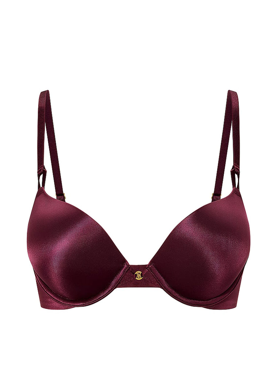 vs Very Sexy Bombshell Add-2-Cups Smooth Push-Up Bra Rich Maroon 3 of 3 