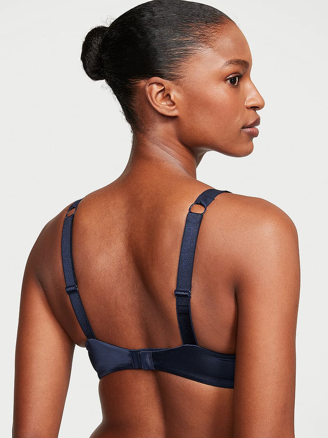 vs Very Sexy Shine Strap Push-Up Bra Noir Navy 2 of 4 