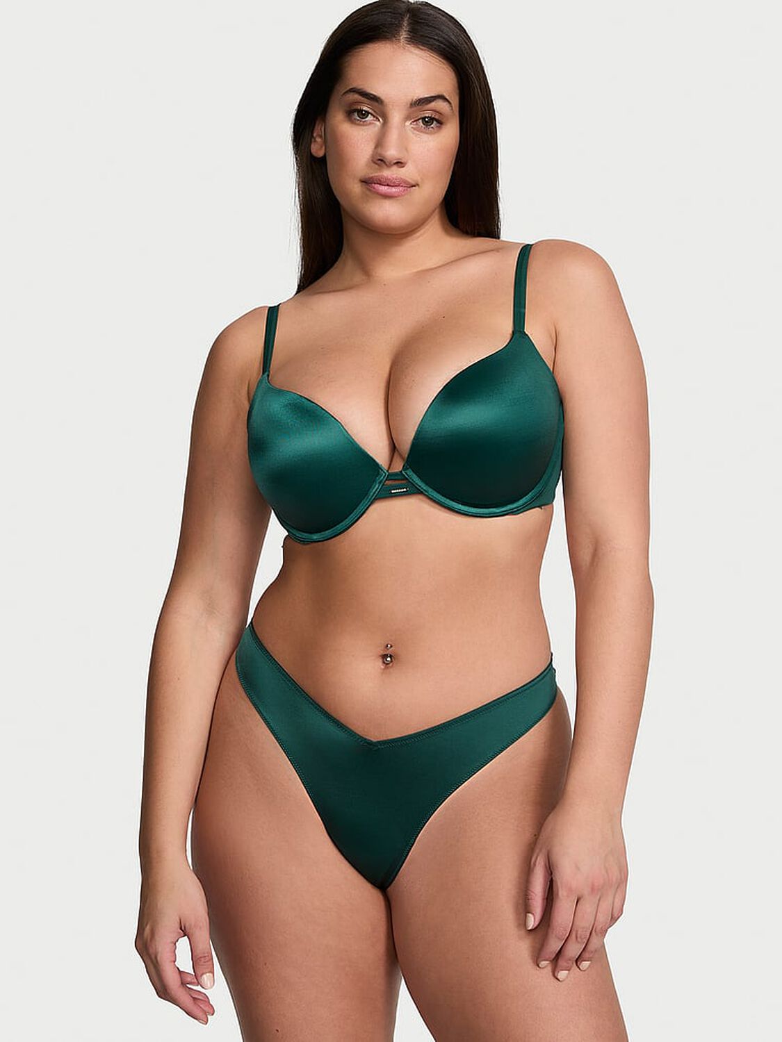 vs Very Sexy Strappy Back High-Leg Thong Panty Mystique Green 4 of 4 