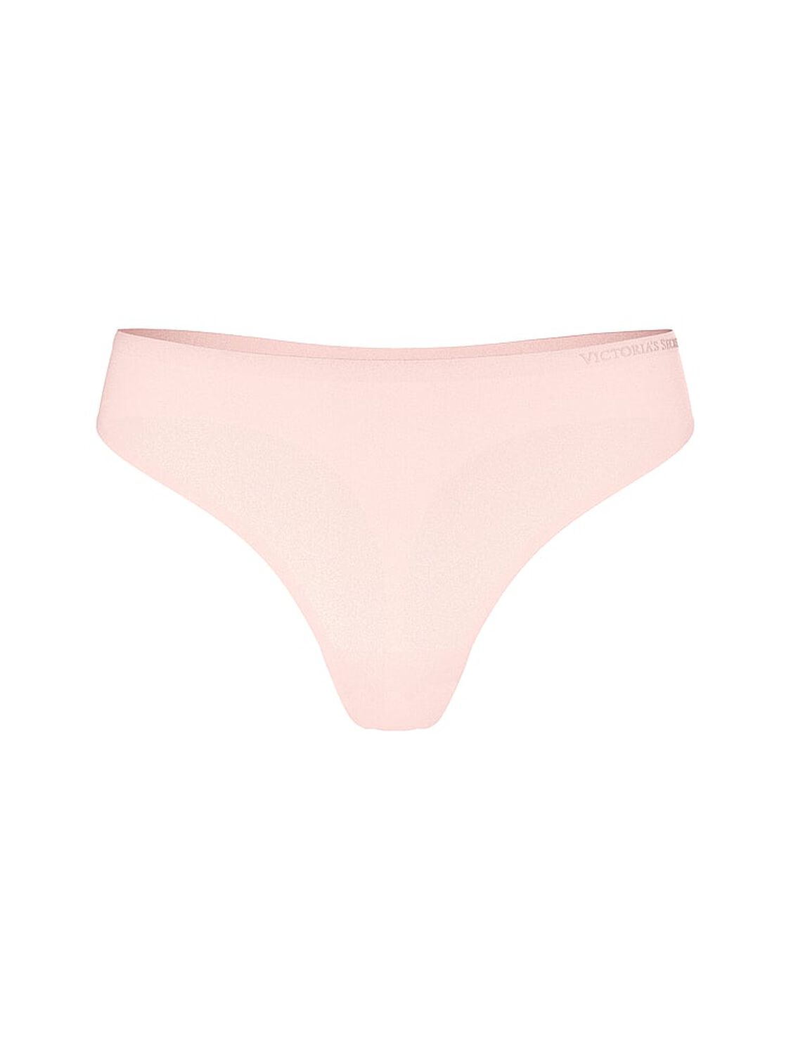 vs Body By Victoria Body by Victoria Flex Mid-Rise Thong Panty Purest Pink 1 of 2 