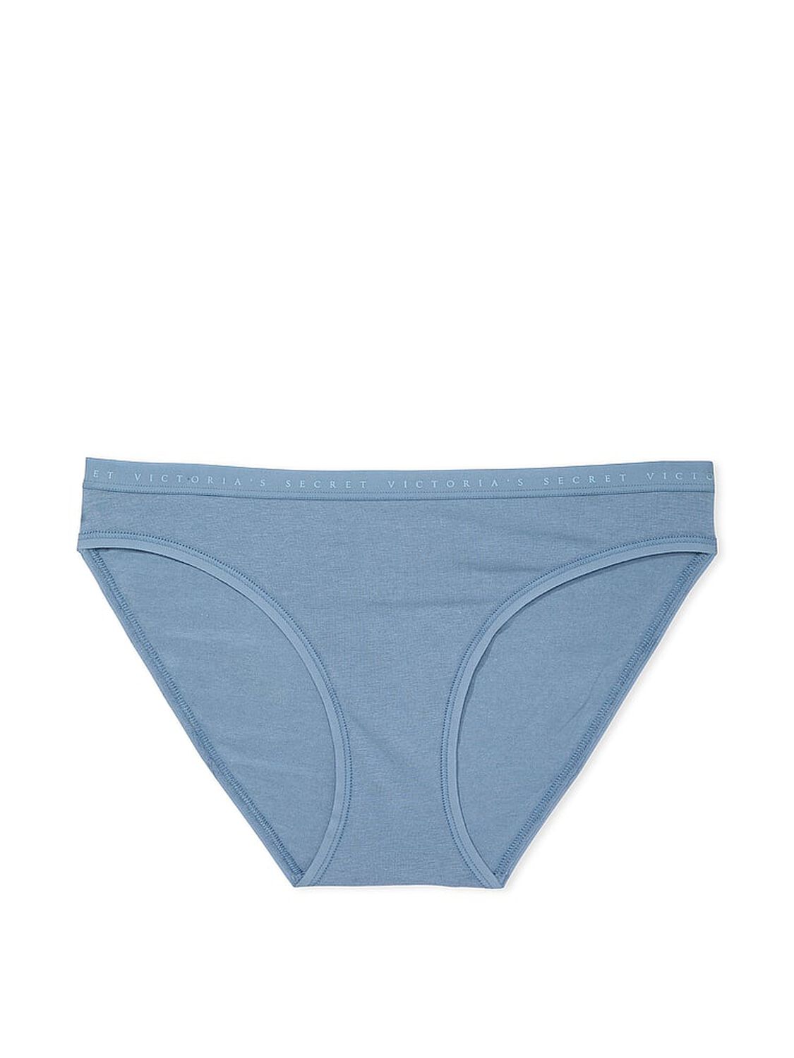 vs Victoria's Secret Stretch Cotton Bikini Panty Faded Denim 3 of 3 