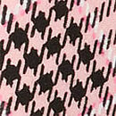 Shine Patch Wireless Plunge Bralette, Pink Plaid, swatch