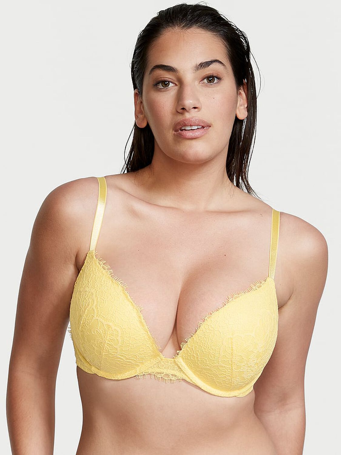 vs Dream Angels Lace Push-Up Bra 1 of 4 