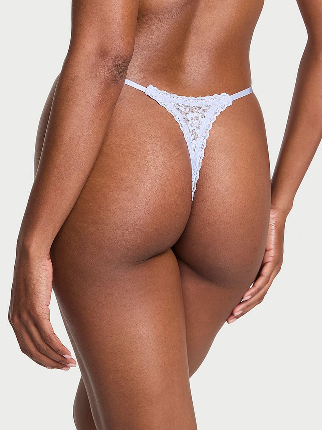 vs The Lacie Lace String Thong Panty Soft Iris 2 of 3 