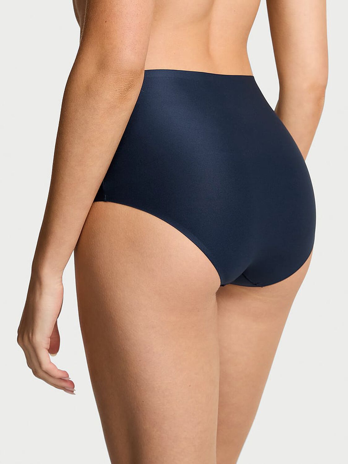 vs Body By Victoria Body by Victoria Flex Mid-Rise Modern Brief Panty Noir Navy 1 of 3 