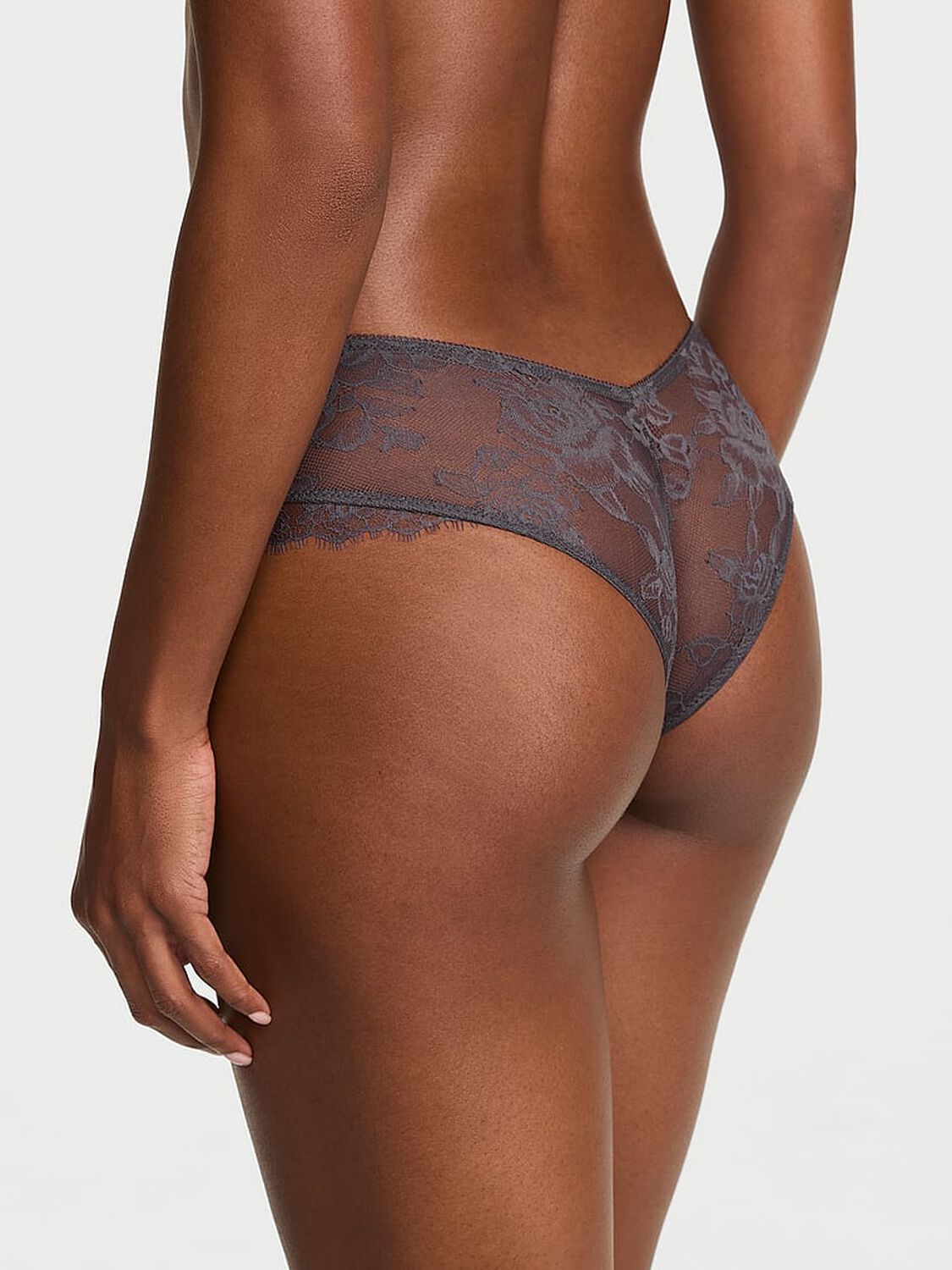 vs Very Sexy Rose Lace Overlay Cheeky Panty Tornado 2 of 2 