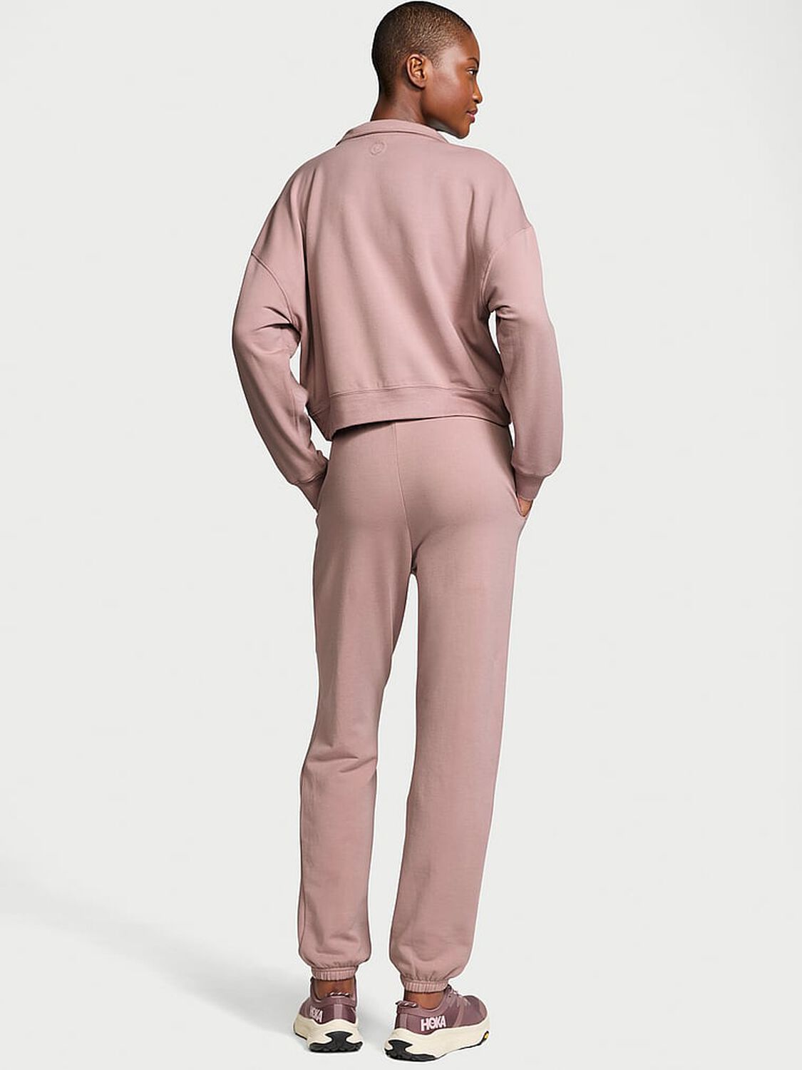 vs Vsx Brushed Modal Fleece Jogger French Mauve 2 of 4 