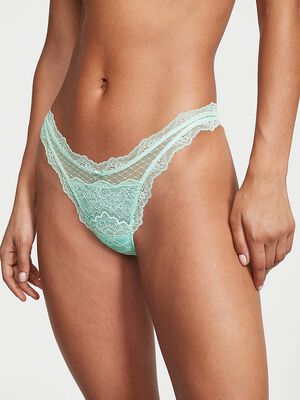 Lace & Mesh Brazilian Panty