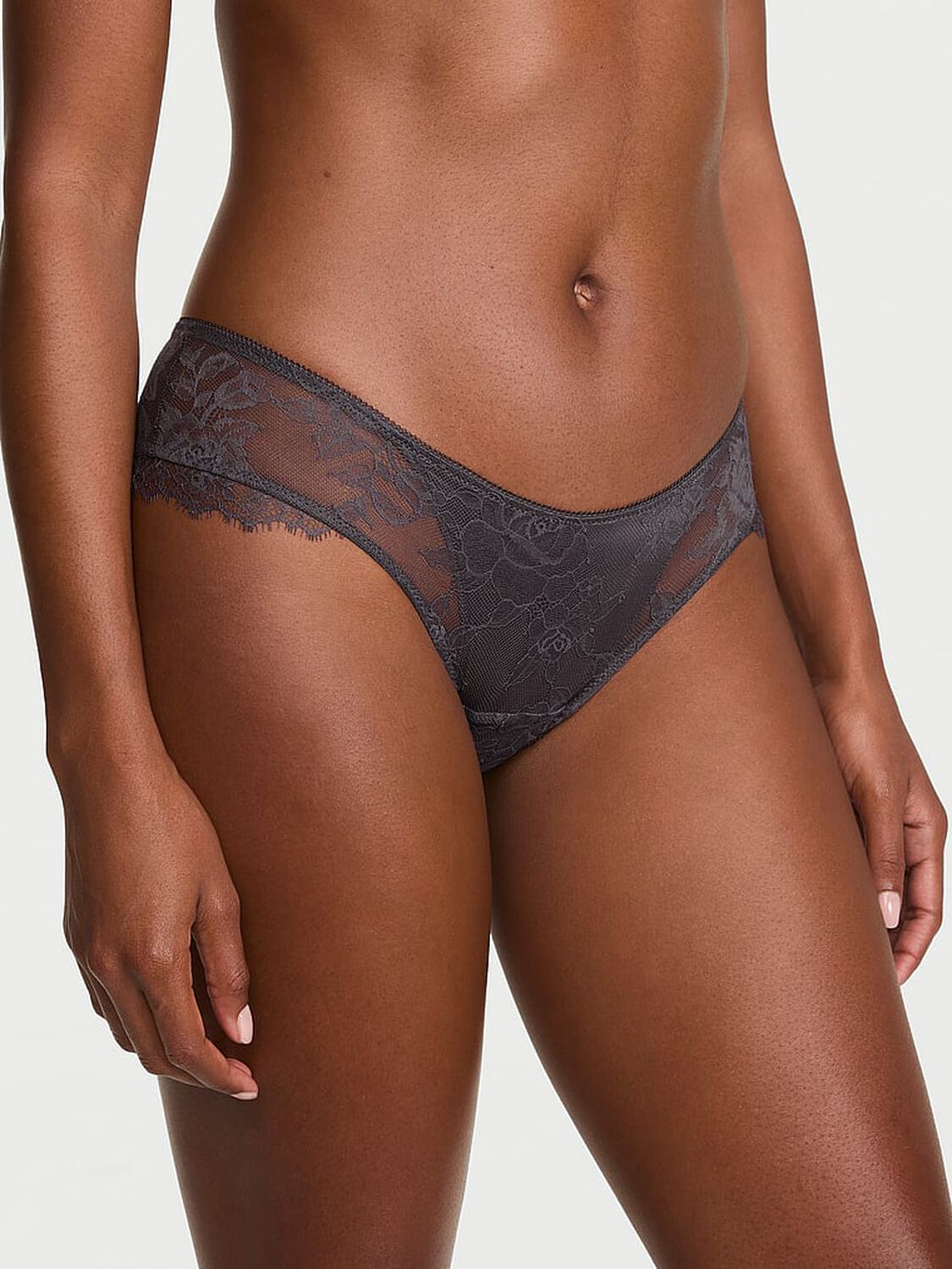 vs Very Sexy Rose Lace Overlay Cheeky Panty Tornado 1 of 2 