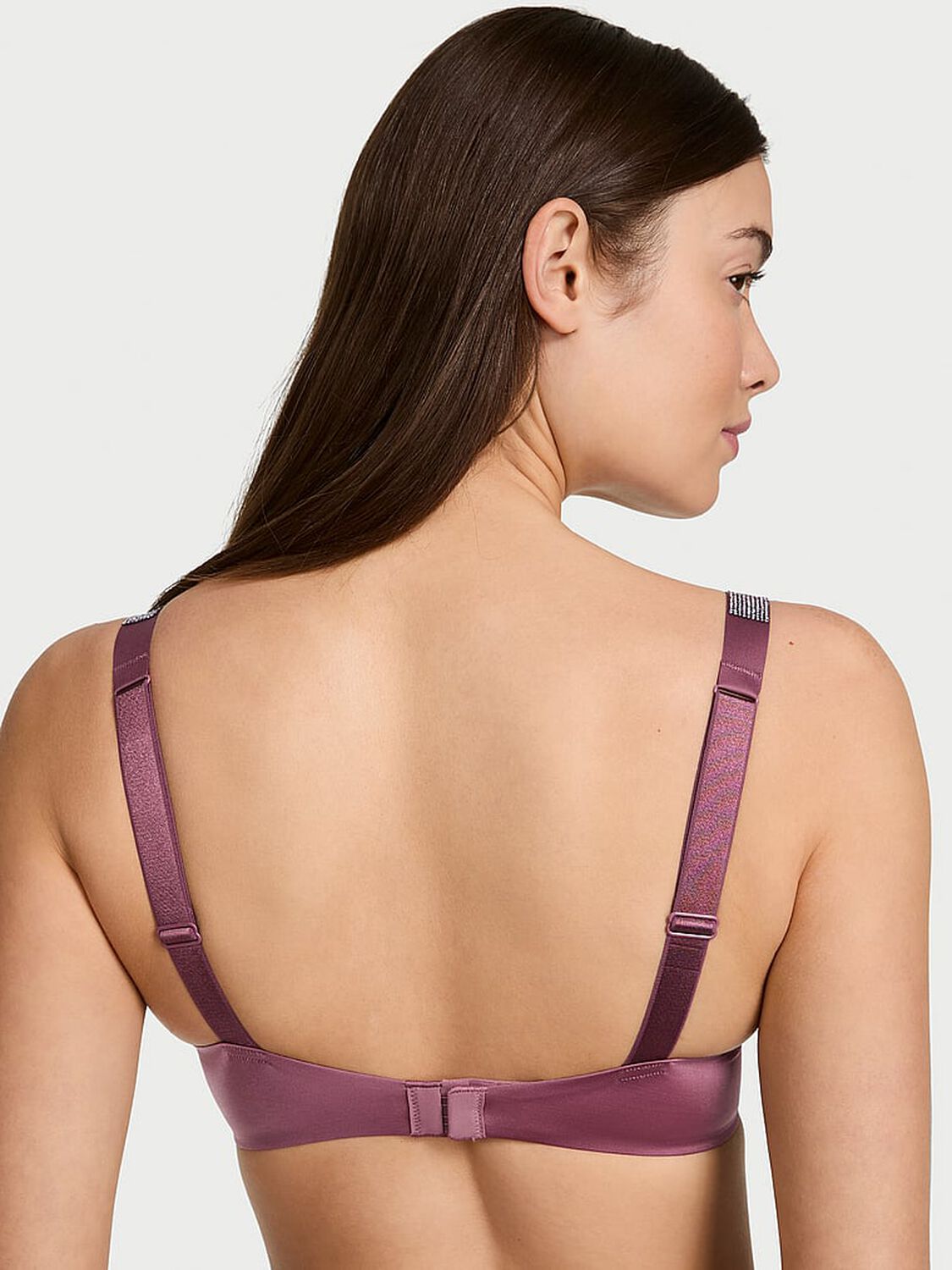 vs Very Sexy Bombshell Sunset Ombré Shine Strap Add-2-Cups Push-Up Bra Purple Vapor 2 of 3 