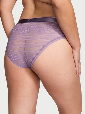 Logo Lace Hiphugger Panty