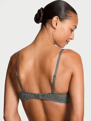 Cotton Shadow Stripe Lightly Lined Wireless Bra