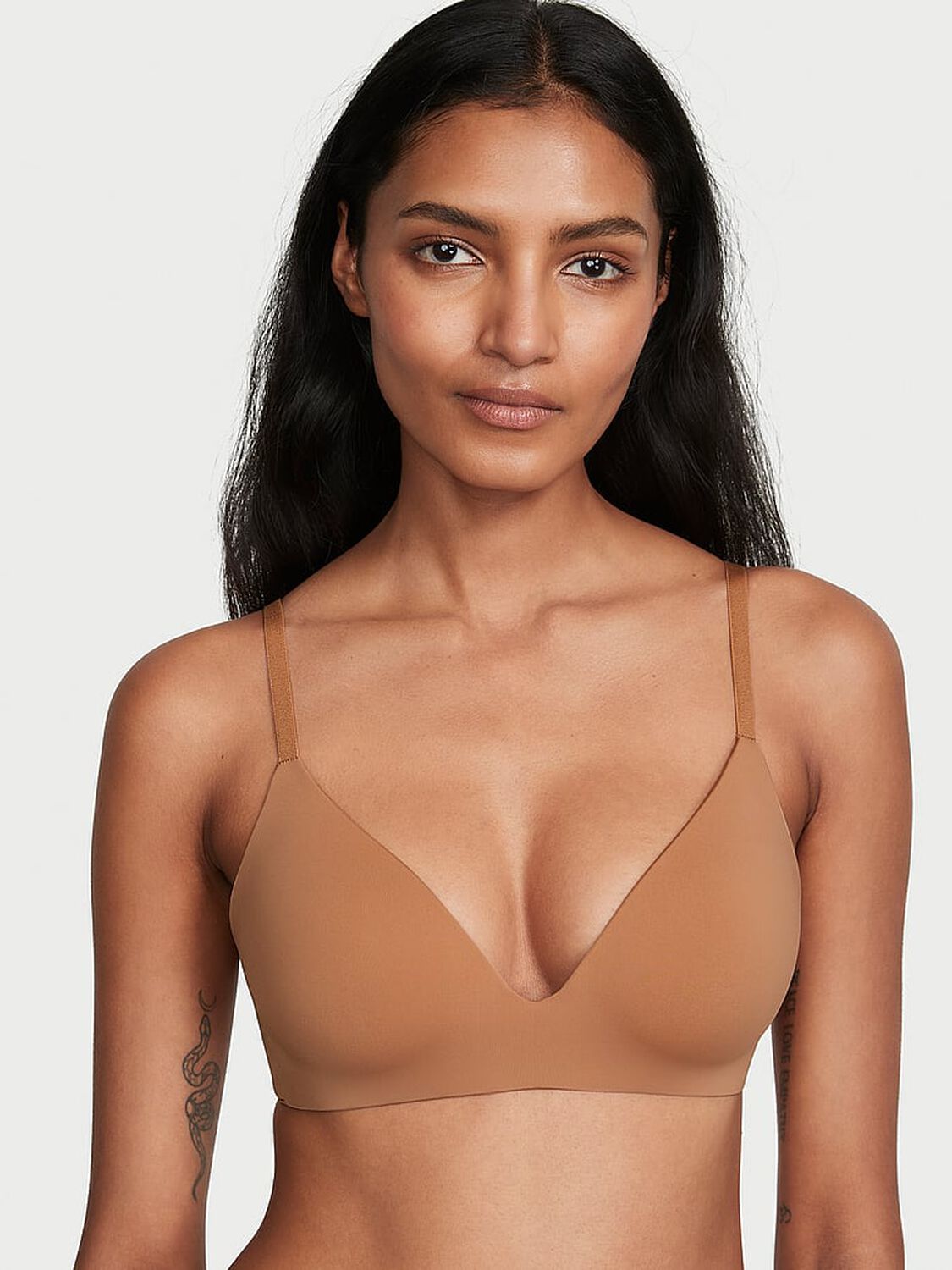 vs The T-Shirt Lightly-Lined Wireless Bra Toffee 3 of 3 