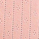Stretch Cotton Pointelle Lace-Waist Bikini Panty, Peach, swatch