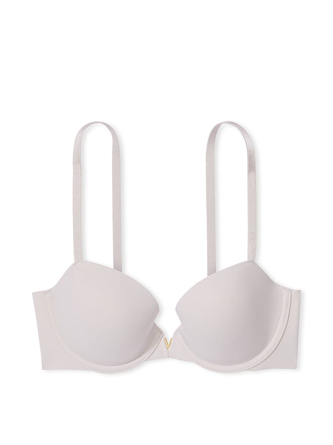 vs Dream Angels Smooth Lightly Lined Demi Bra Silver Pearl 3 of 4 
