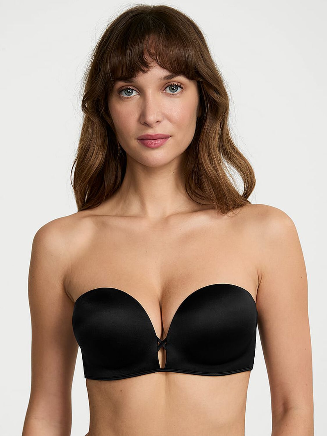 vs Very Sexy Bombshell Add-2-Cups Push-Up Strapless Bra Black 1 of 2 