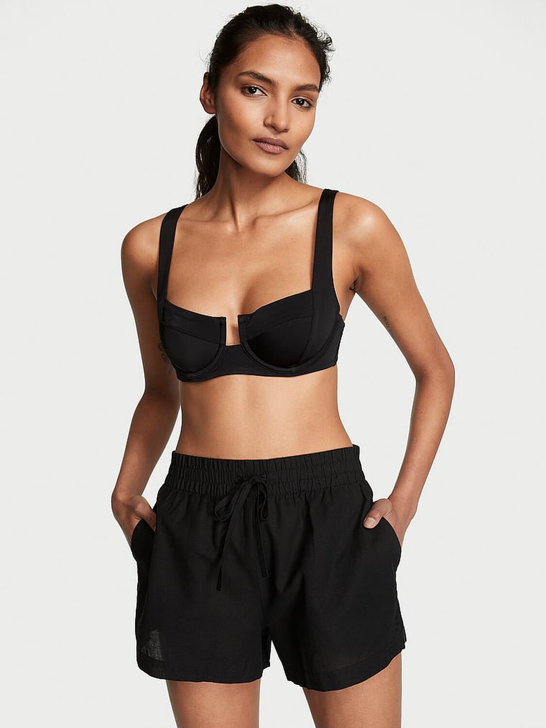 vs Victoria's Secret Swim Cover-Up Shorts 1 of 3 