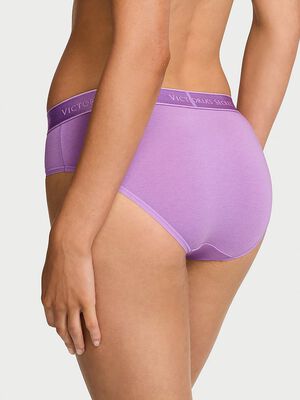 Logo Cotton Hiphugger Panty
