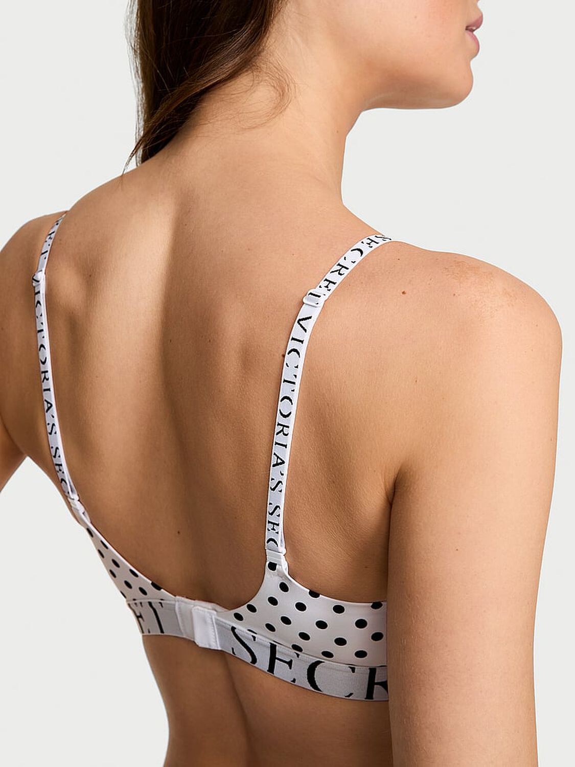 vs The T-Shirt The CoolBra&trade; Lightly Lined Wireless White Dots 2 of 3 