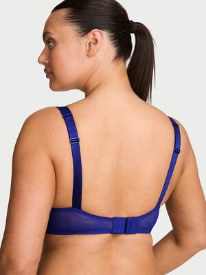 Bombshell Add-2-Cups Shine Strap Rose Lace Push-Up Bra