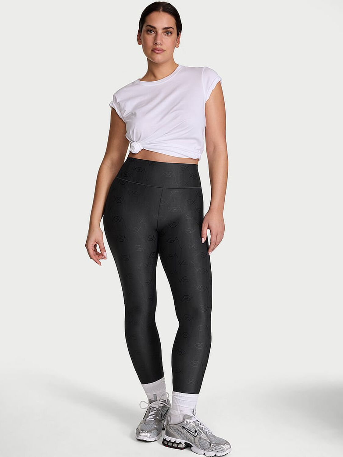 vs Vsx VSX LUXShine Logo Legging Classic Dark Smoke 1 of 3 