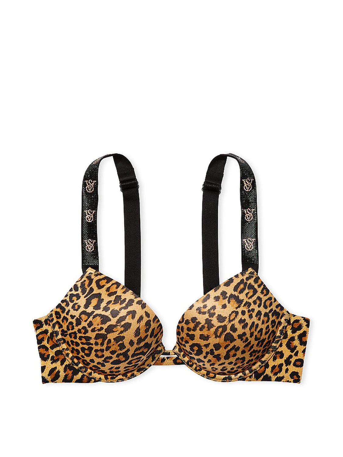 vs Very Sexy Shine Strap Push-Up Bra Leopard 3 of 4 
