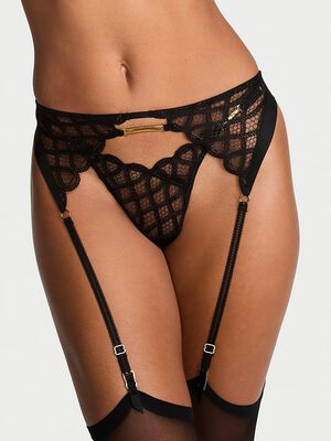 Viper Embroidery Garter Belt
