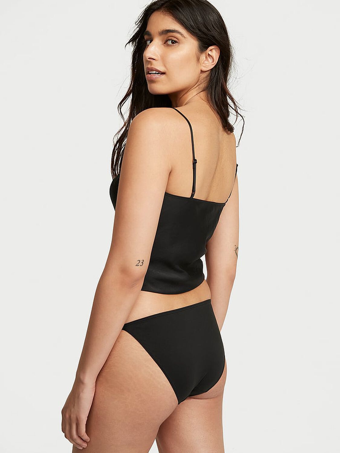 vs Love Cloud Adjustable String Bikini Panty Black 2 of 4 