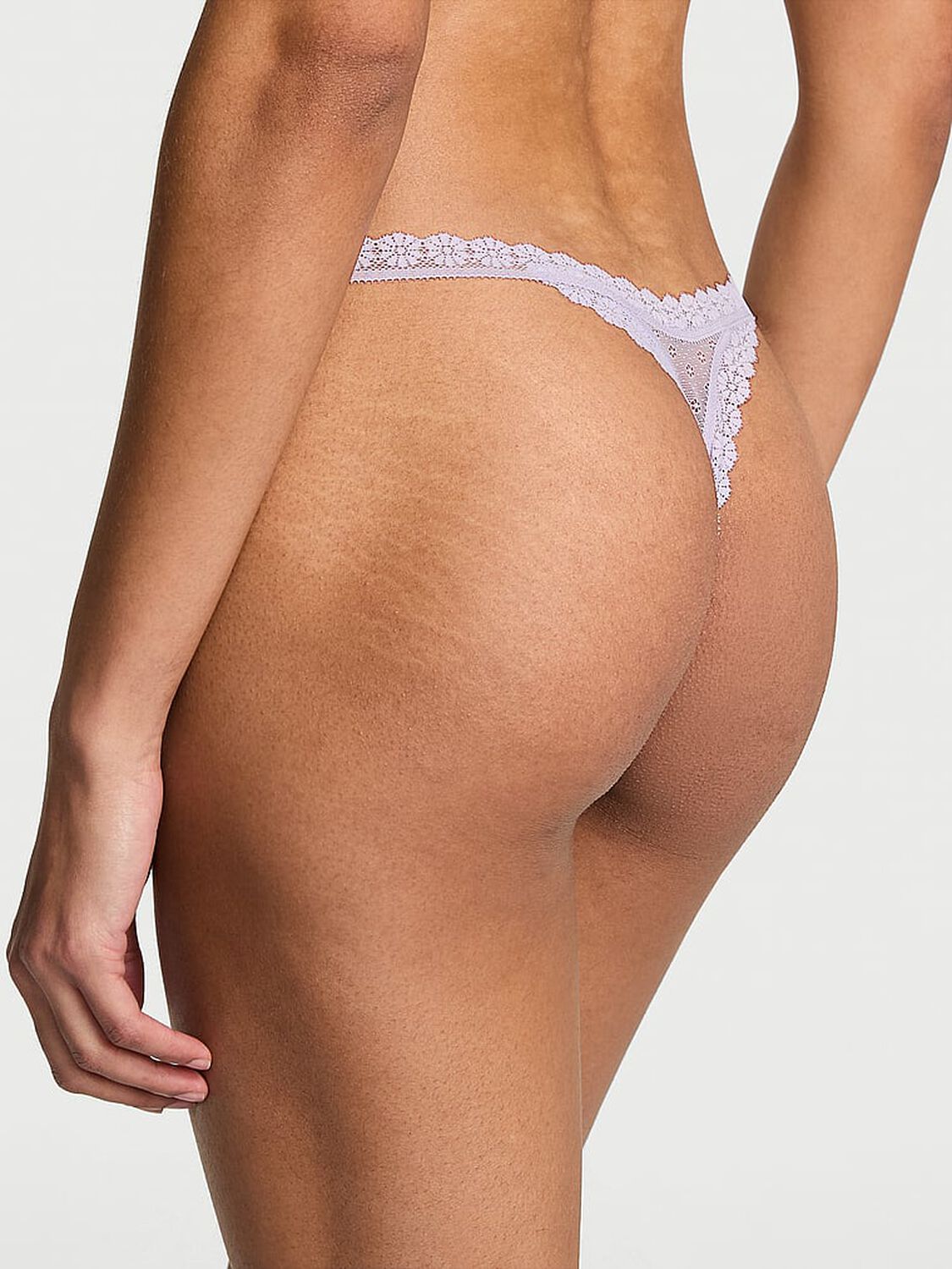 vs The Lacie Daisy Lace String Thong Panty Feather Lilac 2 of 3 